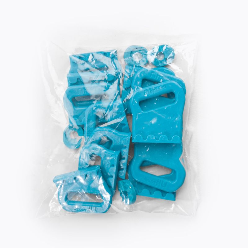 Pady i strapy do kiteboardu DUOTONE Entity Ergo grey/turquoise 8