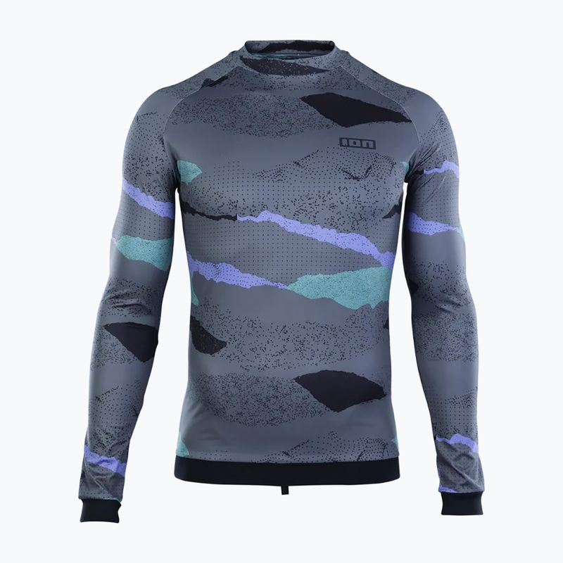 Longsleeve do pływania męski ION Lycra Maze dark collage