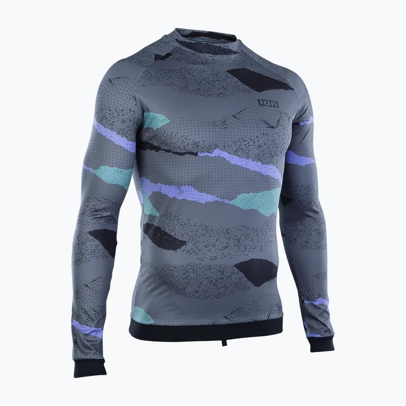 Longsleeve do pływania męski ION Lycra Maze dark collage 2