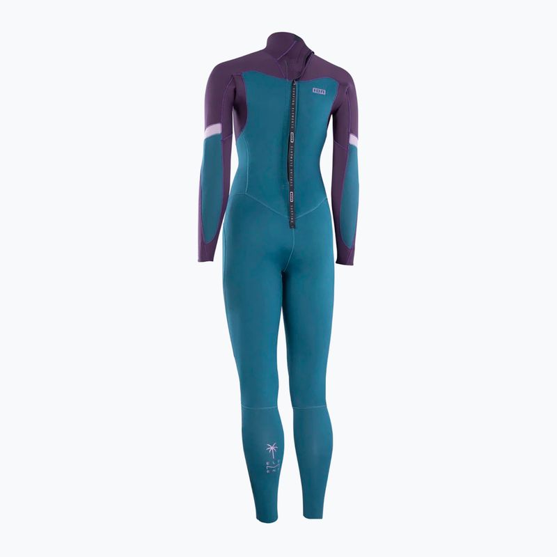 Pianka do pływania damska ION Element 5/4 Back Zip deep forest 3