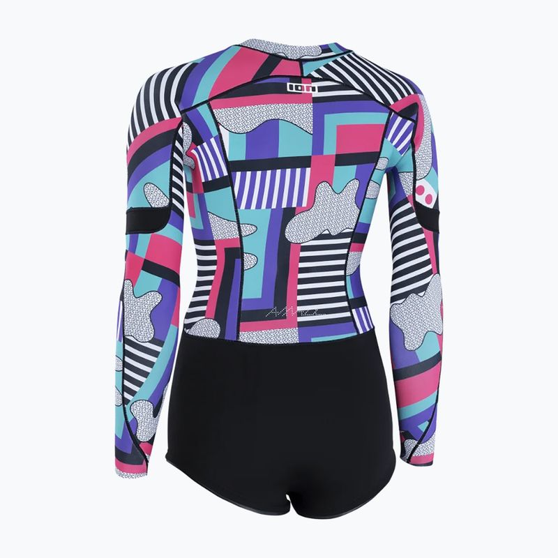 Pianka do pływania damska ION Amaze Hot Shorty 1,5 mm Front Zip capsule statement 3