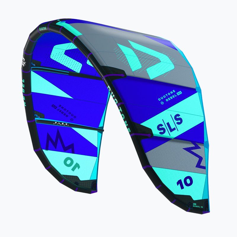 Latawiec kitesurfingowy DUOTONE Rebel SLS 2024 royal blue/mint