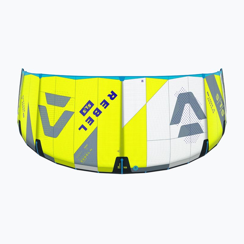 Latawiec kitesurfingowy DUOTONE Rebel SLS 2024 lime/dark grey 5