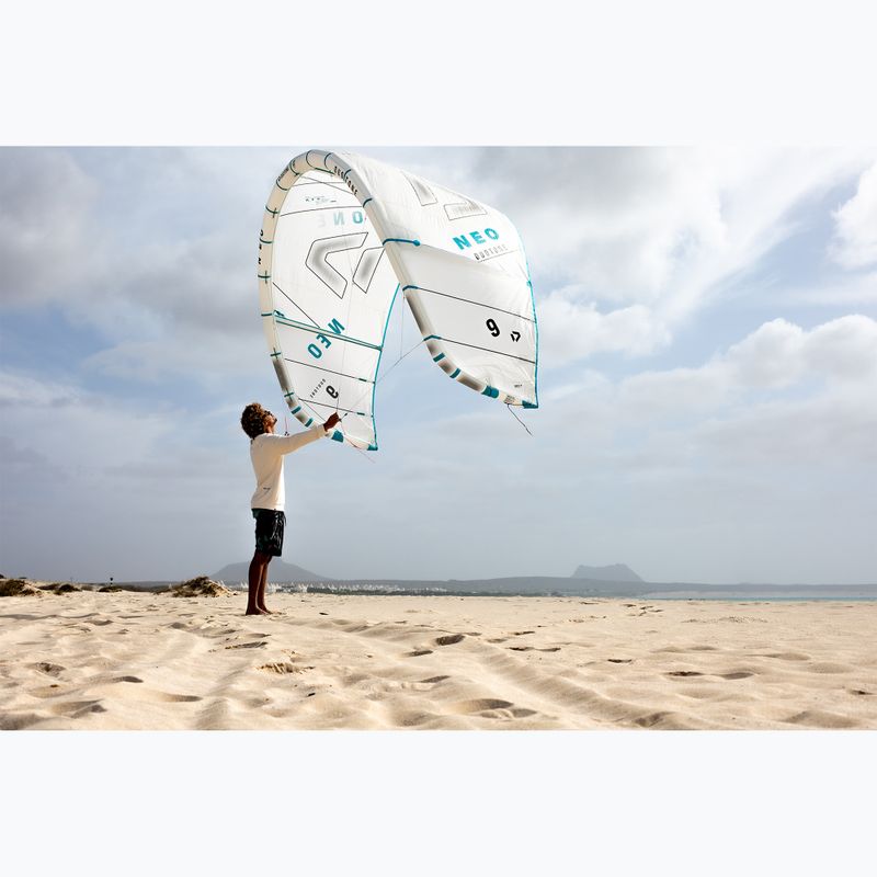 Latawiec kitesurfingowy DUOTONE Neo Concept Blue 2024 undyed white 8