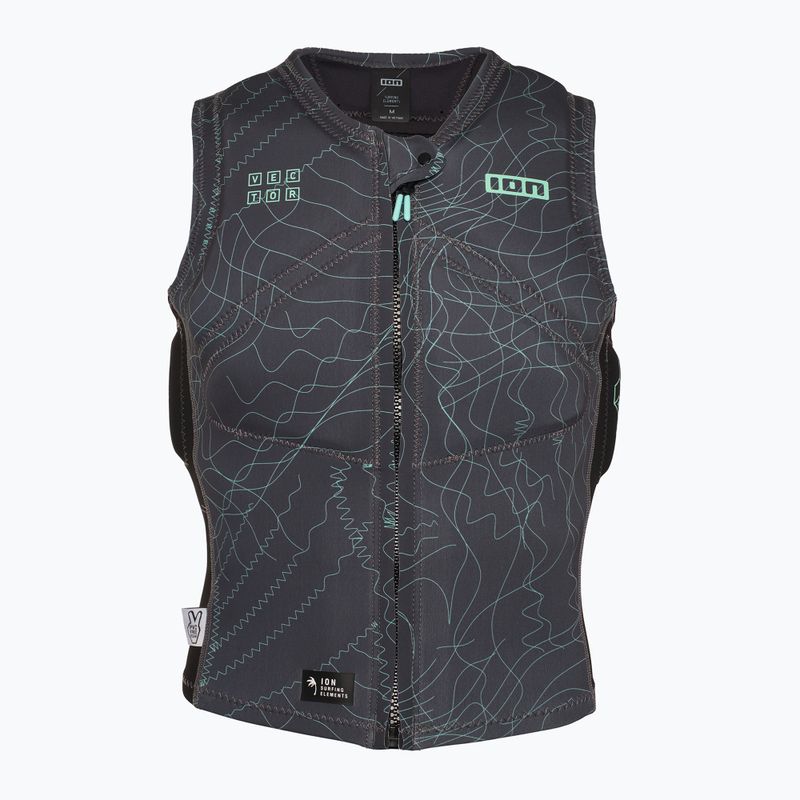 Kamizelka ochronna męska ION Vector Core Front Zip distorted grey