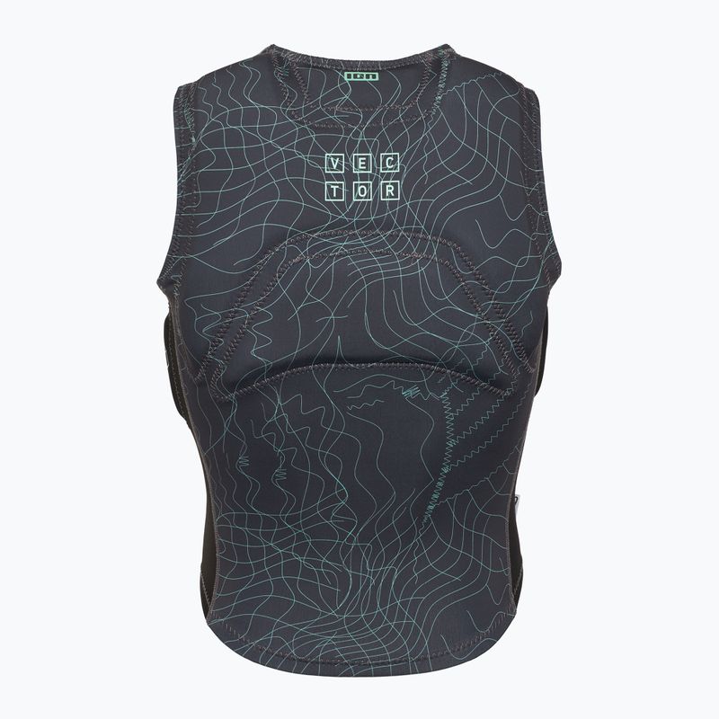 Kamizelka ochronna męska ION Vector Core Front Zip distorted grey 2