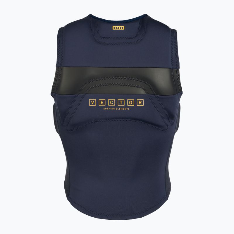Kamizelka ochronna męska ION Vector Amp Front Zip blue nights 2