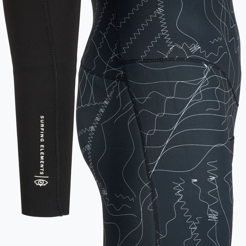 Pianka do pływania męska ION Seek Core 3/2 mm Front Zip distorted black 5