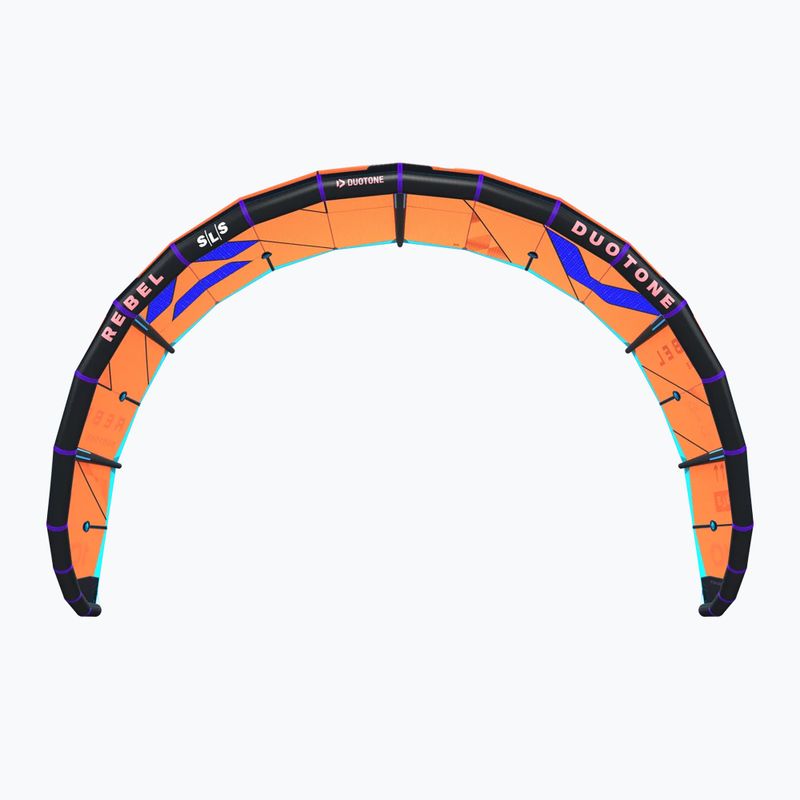 Latawiec kitesurfingowy DUOTONE Rebel SLS 2025 orange/blue 3