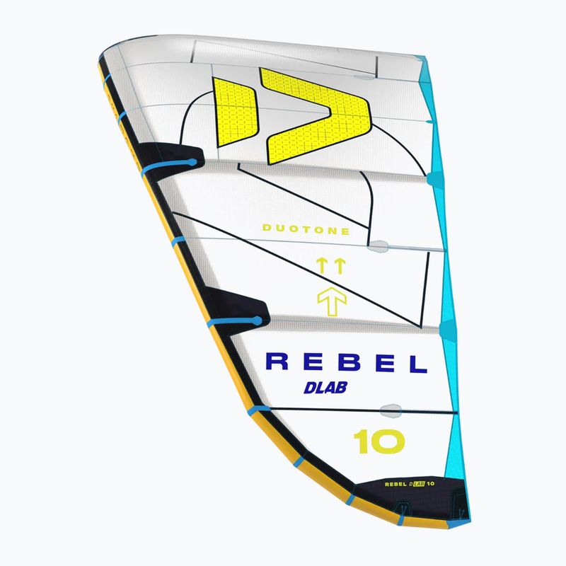 Latawiec kitesurfingowy DUOTONE Rebel D/Lab 2025 light grey/lime 3