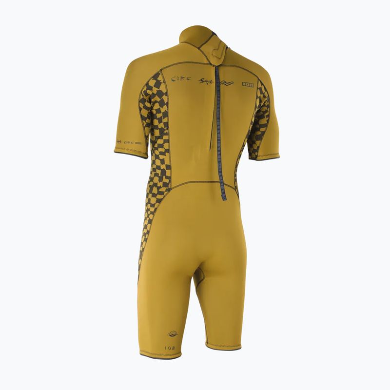Pianka do pływania męska ION Seek Core 2/2 mm Shorty Back Zip gold burst 2