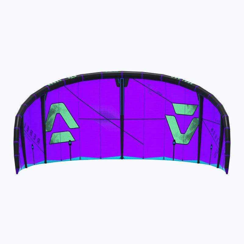 Latawiec kitesurfingowy DUOTONE Rebel SLS 2026 purple/green 4