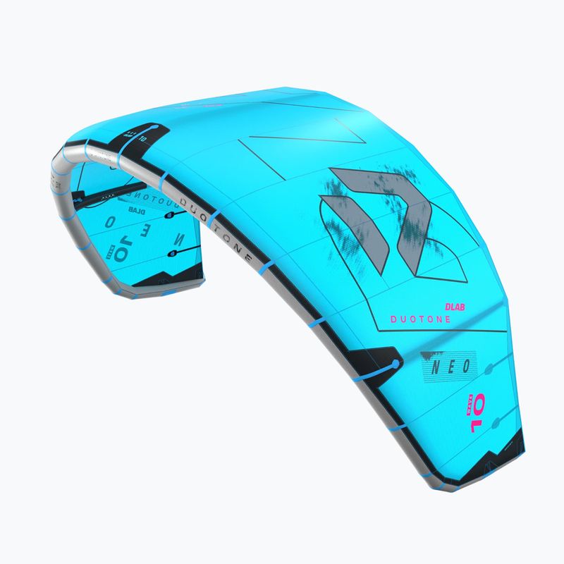 Latawiec kitesurfingowy Duotone Neo D/LAB turquoise/grey 2