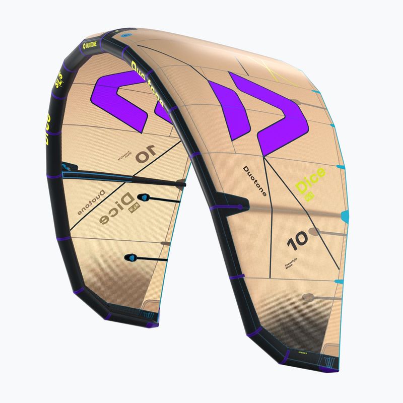 Latawiec kitesurfingowy Duotone Dice SLS sand/purple