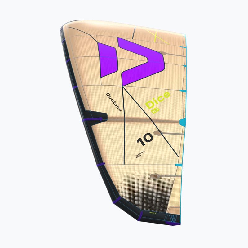 Latawiec kitesurfingowy Duotone Dice SLS sand/purple 3