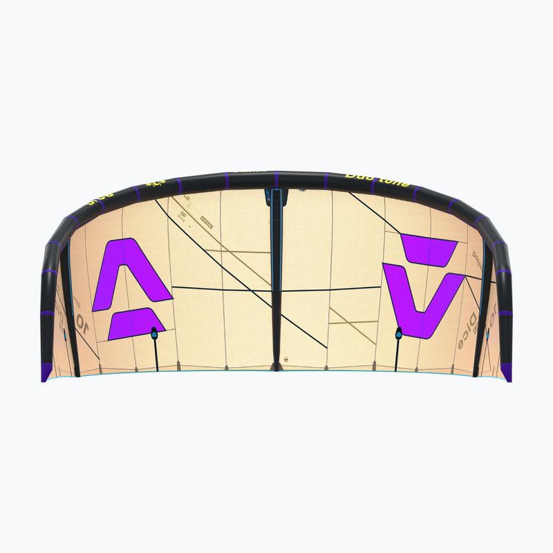 Latawiec kitesurfingowy Duotone Dice SLS sand/purple 4