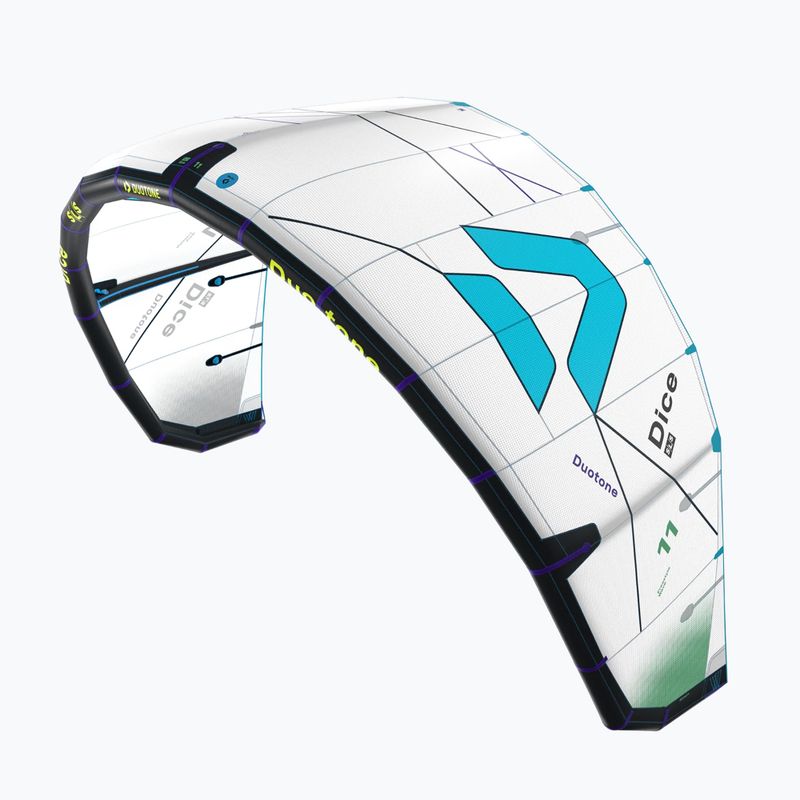 Latawiec kitesurfingowy Duotone Dice SLS undyed/turquoise 2