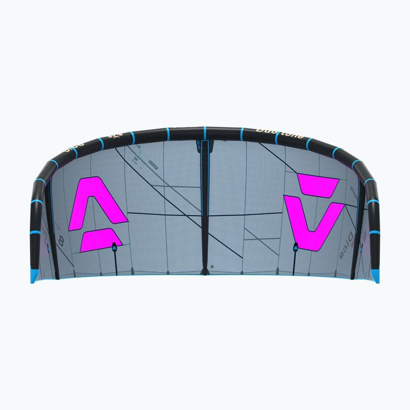 Latawiec kitesurfingowy Duotone Dice SLS dark grey/pink 4