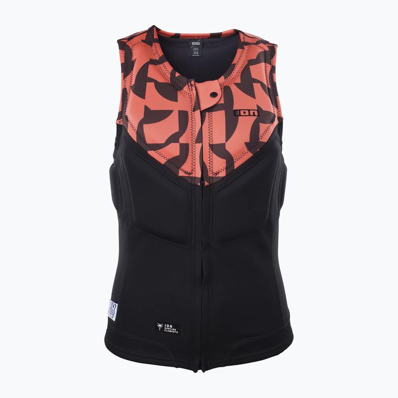 Kamizelka ochronna damska ION Ivy Front Zip tiger coral