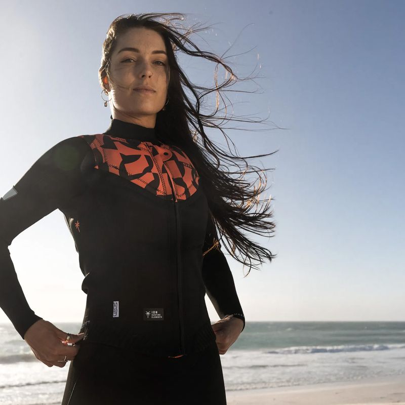 Kamizelka ochronna damska ION Ivy Front Zip tiger coral 7
