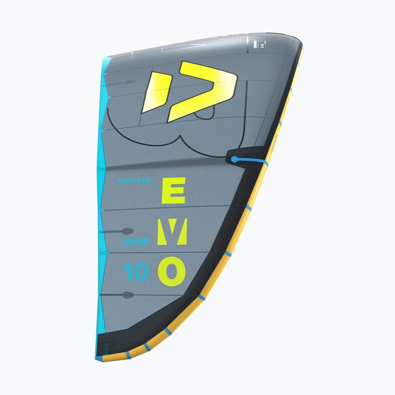Latawiec kitesurfingowy Duotone Evo D/LAB dark grey/lime 3