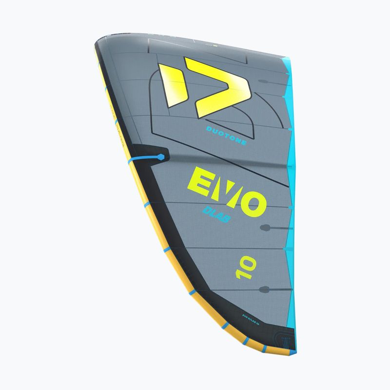 Latawiec kitesurfingowy Duotone Evo D/LAB dark grey/lime 4