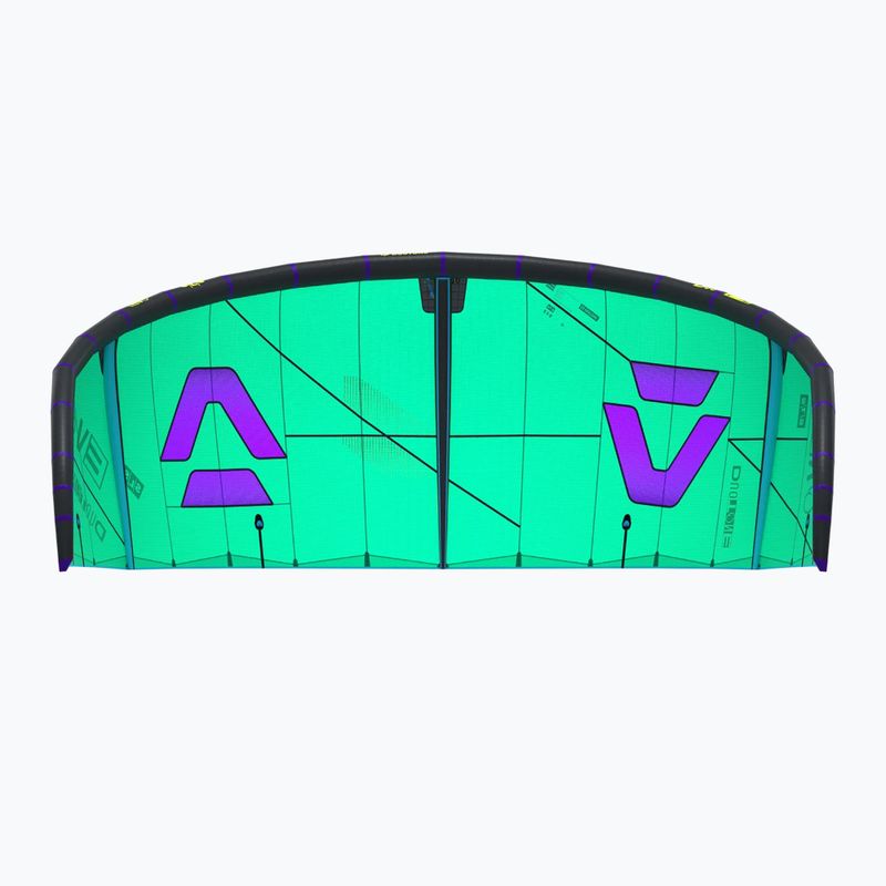 Latawiec kitesurfingowy DUOTONE Evo SLS 2026 green purple 4