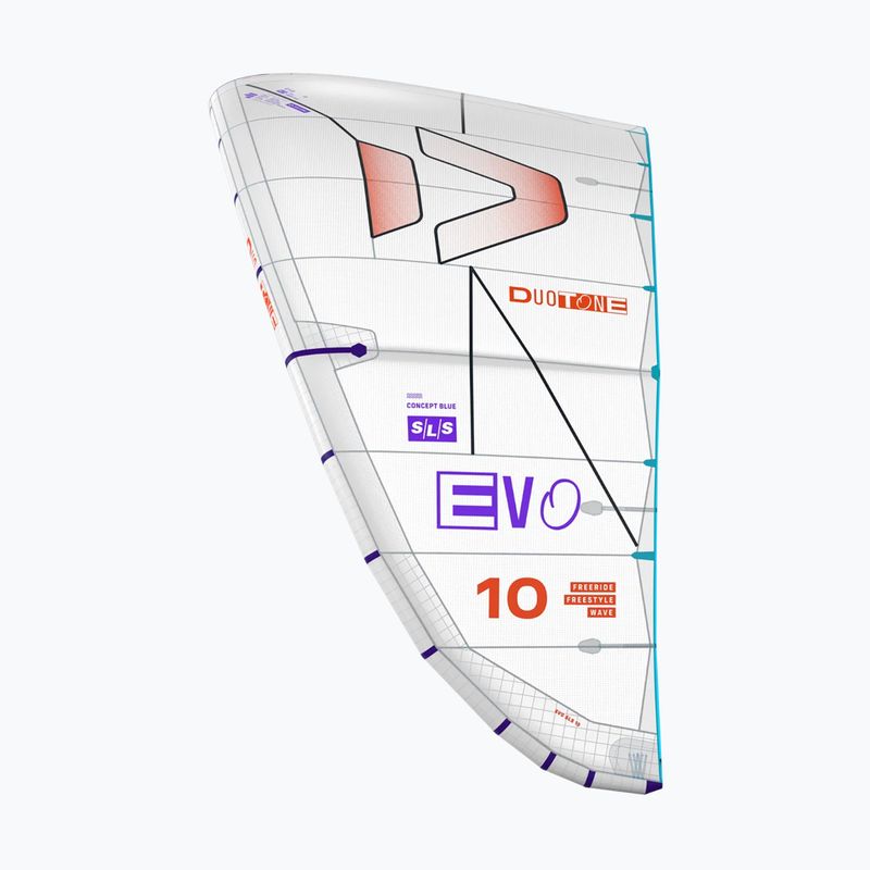 Latawiec kitesurfingowy Duotone Evo SLS Concept Blue undyed 4