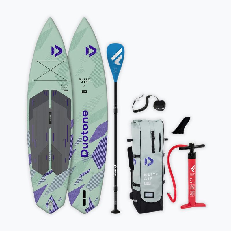 Zestaw deska SUP pompowana DUOTONE iSUP Package Blitz Air SLS pale green