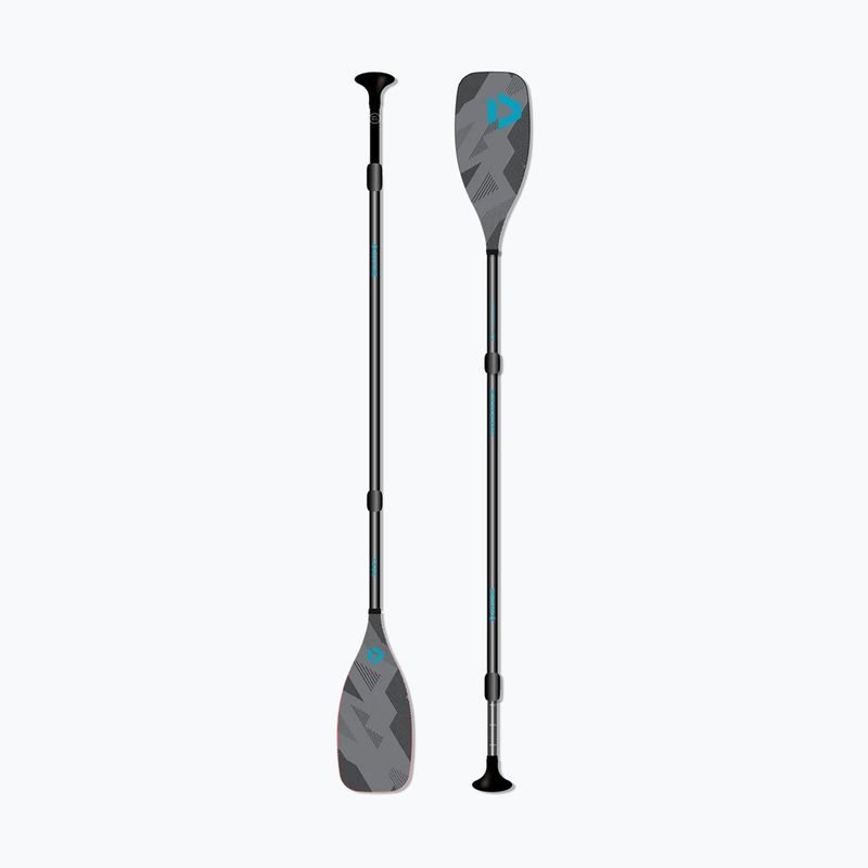 Wiosło SUP 3-częściowe DUOTONE Carbon 40 Slim Adjustable grey