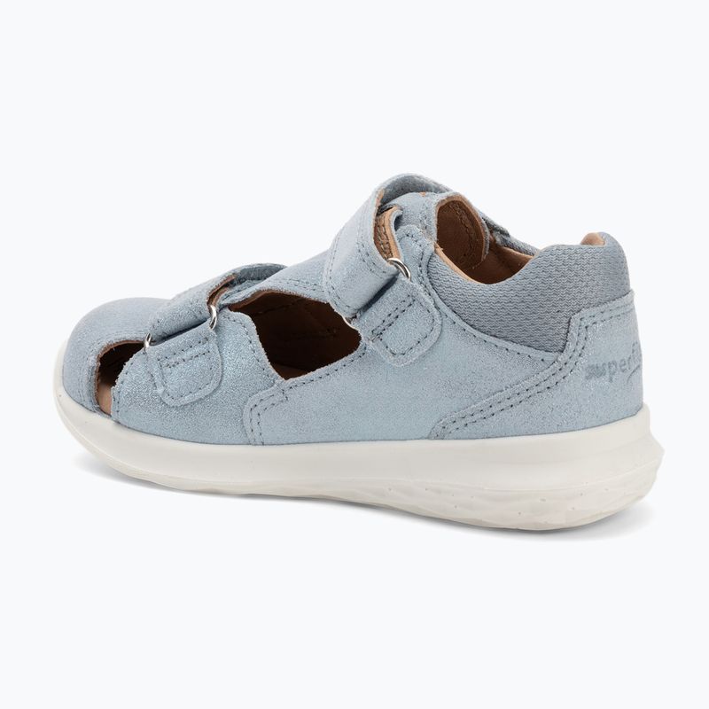 Sandały dziecięce Superfit Bumblebee light blue 3