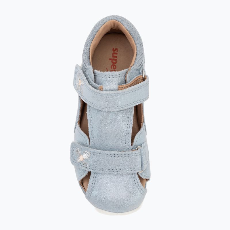 Sandały dziecięce Superfit Bumblebee light blue 5