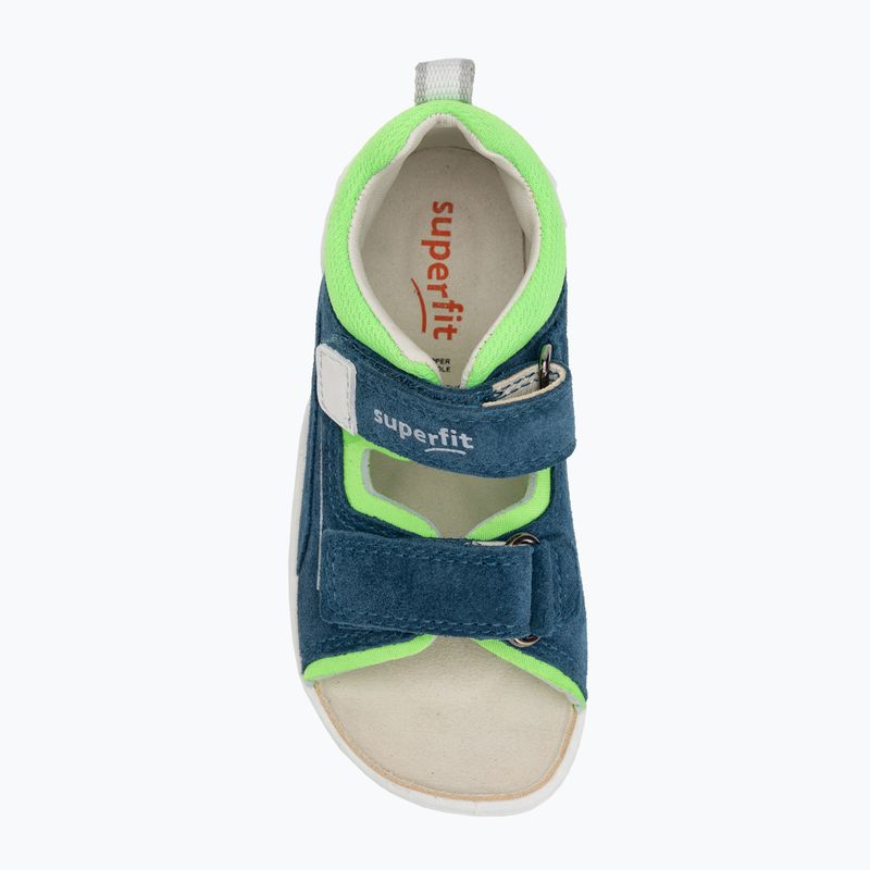 Sandały dziecięce Superfit Flow blue/light green 5