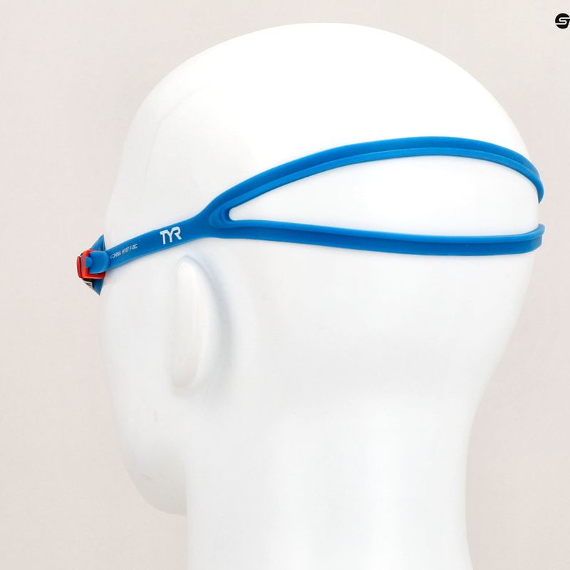 Okulary do pływania dziecięce TYR Swimple Metallized silver/blue/blue 7