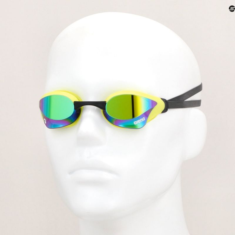 Okulary do pływania arena Cobra Core Swipe Mirror emerald/cyber lime 7