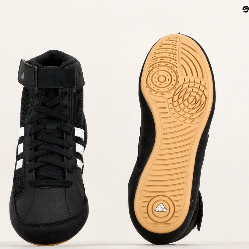 Buty zapaśnicze dziecięce adidas Havoc black/white 11
