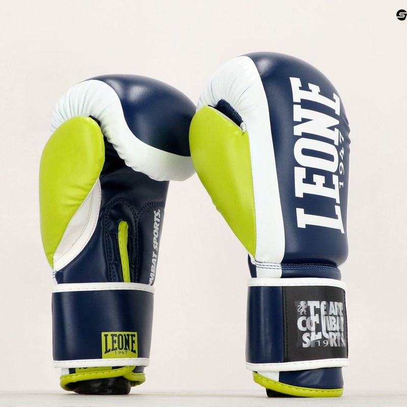 Rękawice bokserskie LEONE 1947 Logo Wacs Boxing blue 11