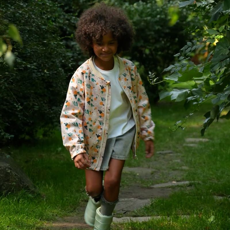 Kurtka dziecięca KID STORY Bio Finishing Bomberka orange 12