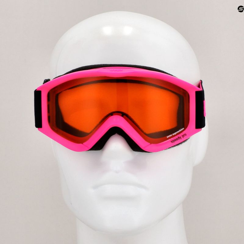 Gogle narciarskie dziecięce UVEX Speedy Pro pink/lasergold clear 7