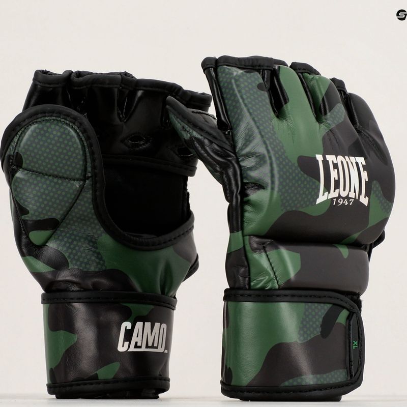 Rękawice grapplingowe LEONE 1947 Camouflage MMA green mimetic 16