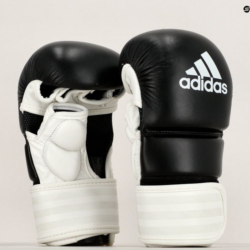Rękawice grapplingowe adidas białe ADICSG061 7
