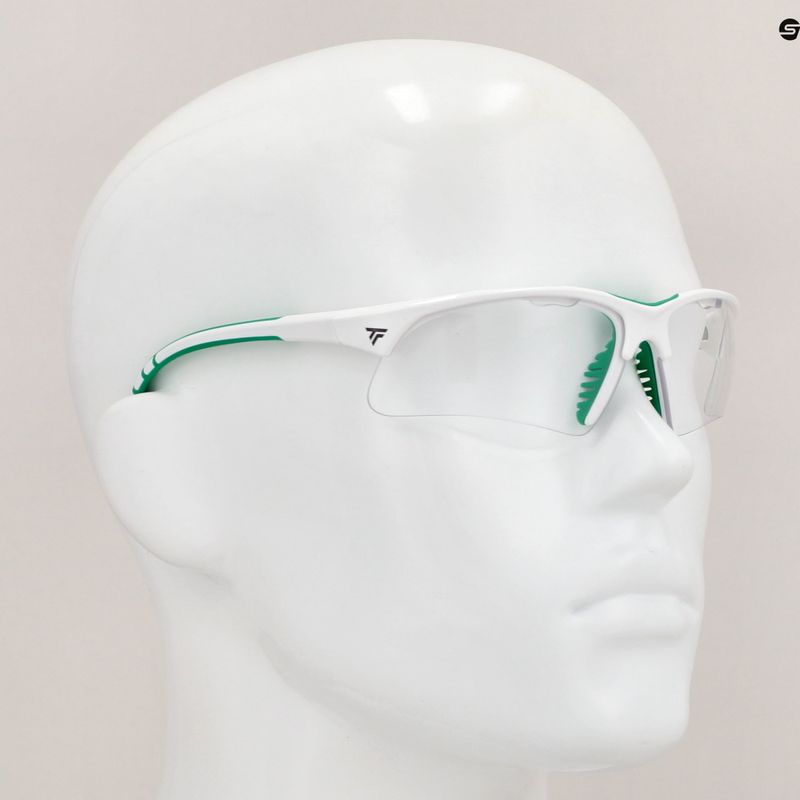 Okulary do squasha Tecnifibre Lunettes Aquash white/green 7