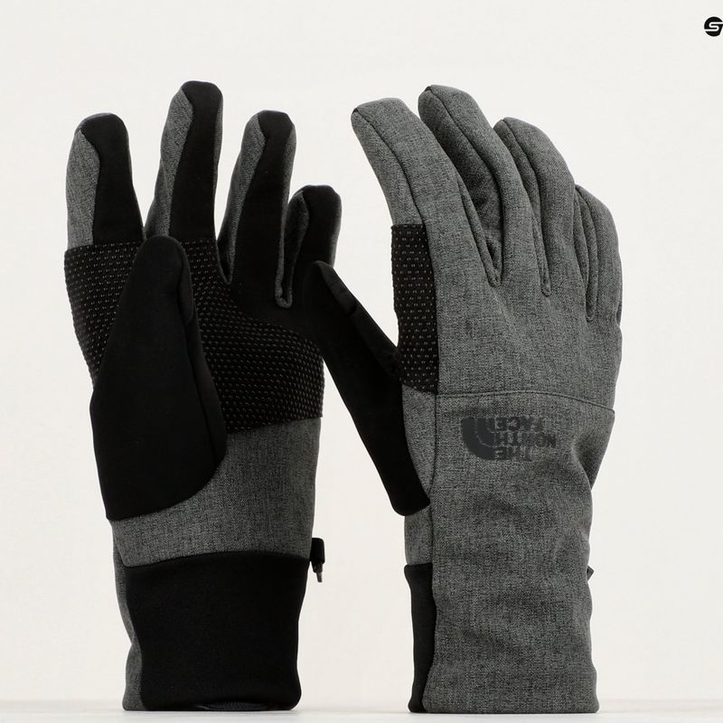 Rękawiczki trekkingowe męskie The North Face Apex Etip dark grey heather 11