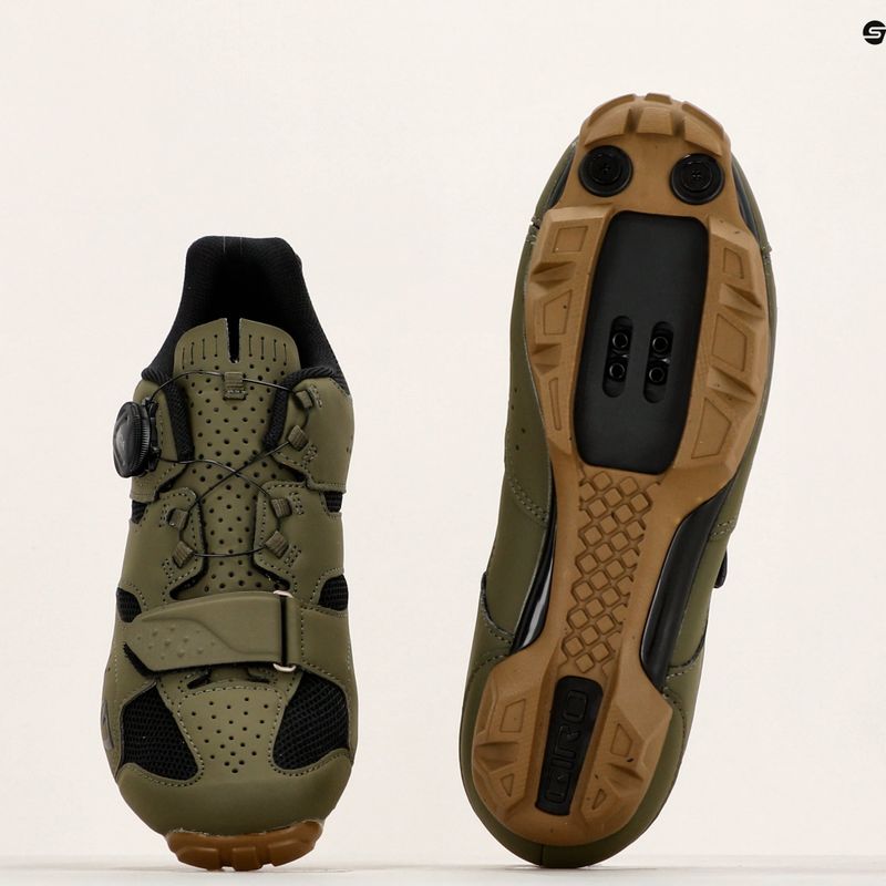 Buty rowerowe MTB męskie Giro Cylinder II olive gum 8