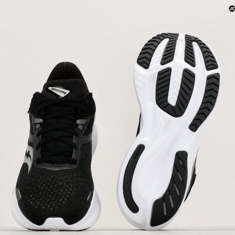 Buty do biegania męskie Saucony Ride 16 Wide black/white 8