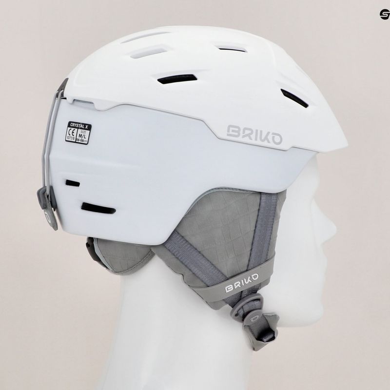 Kask narciarski Briko Crystal X matt pearl white 8