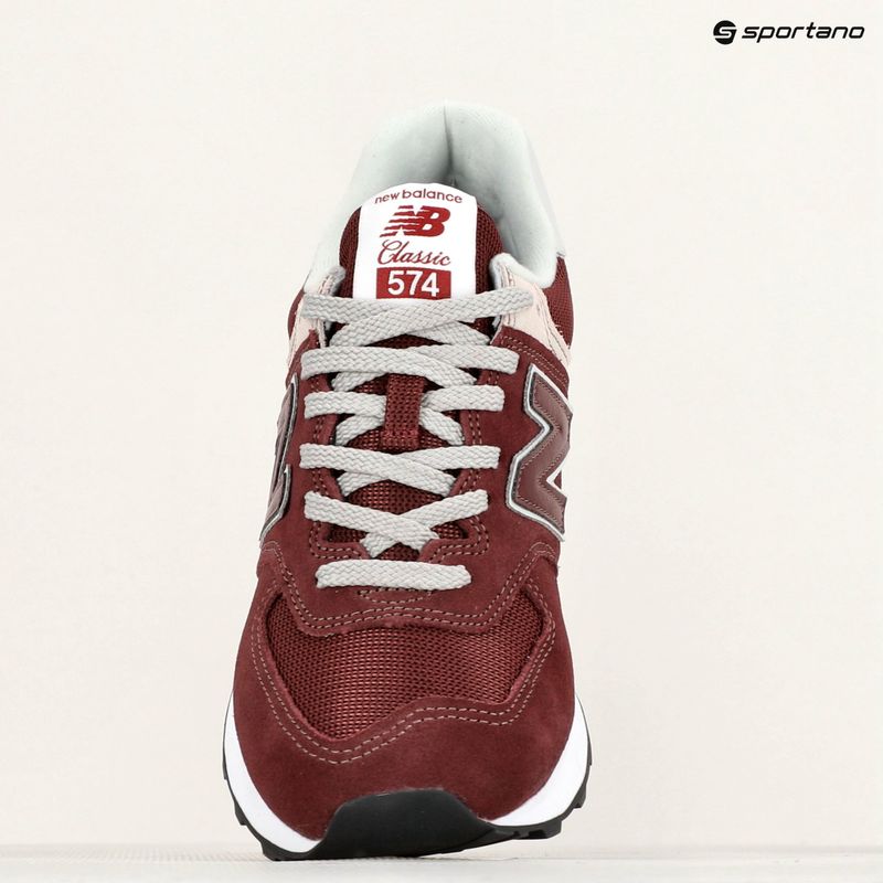Buty męskie New Balance 574 burgundy 8