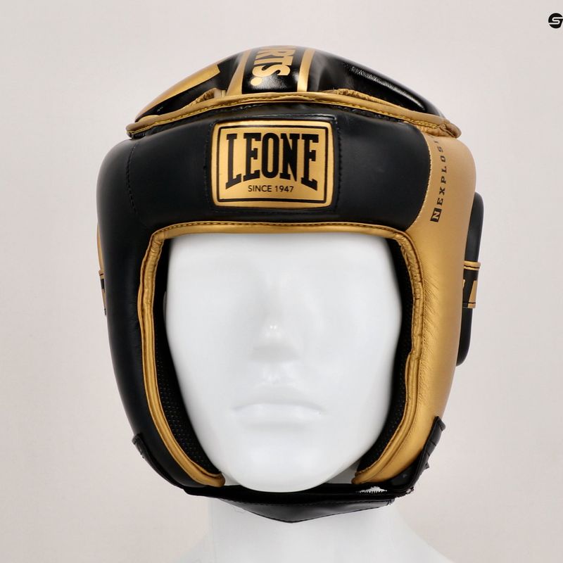 Kask bokserski LEONE 1947 Nexplosion gold 6