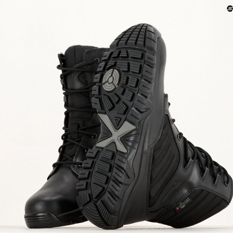 Buty taktyczne męskie Bates GX X2 Tall Zip Dry Guard+ black 10