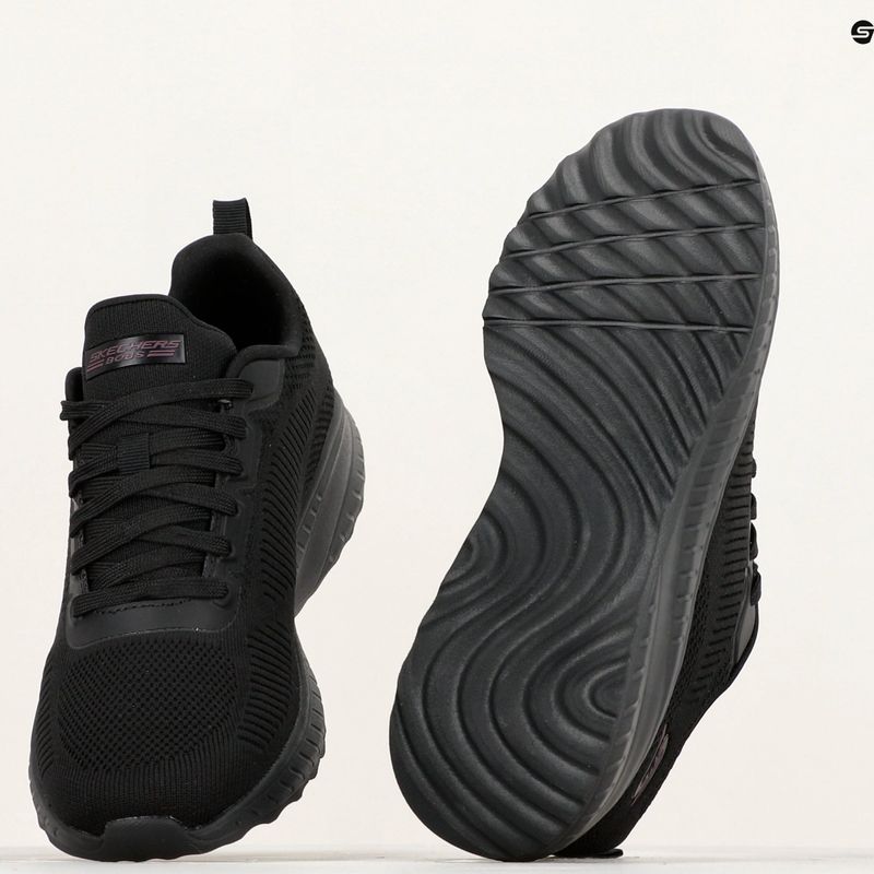 Buty damskie SKECHERS Bobs Squad Chaos Face Off black 8
